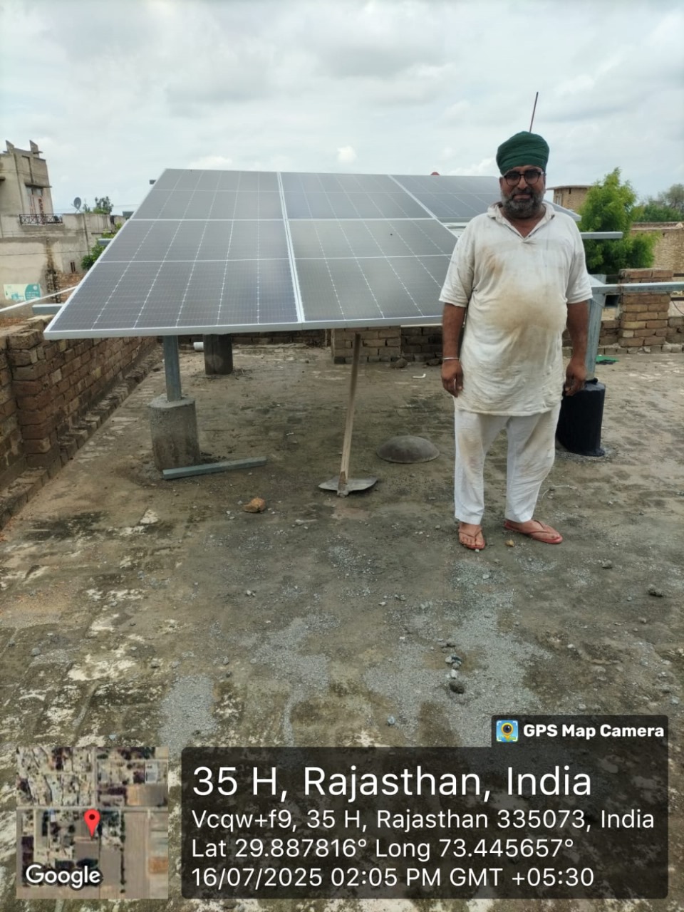 35 H, Rajasthan, home installation