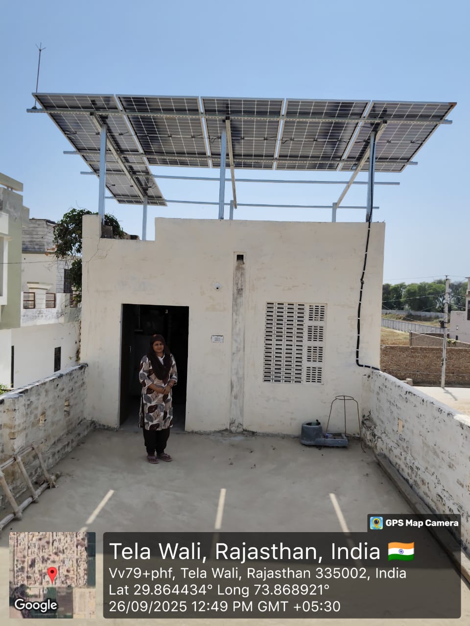 Tela Wali, Rajasthan, Home installation