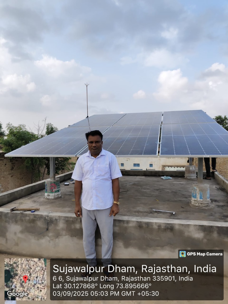 Sujawalpur Dham, Rajasthan, Home installation