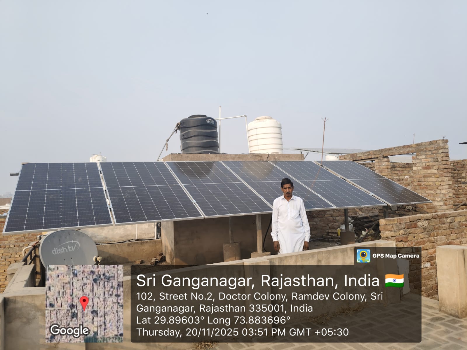 Sri Ganganagar, Rajasthan, Home installation